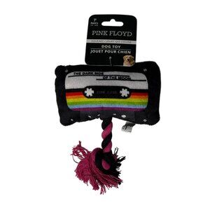 Pink Floyd Dog Toy Rope Tug | Dark Side of the Moon Squeaky Plush